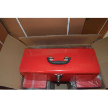 Red Color Two Layers Iron truck toolbox tool box tool cabinet
