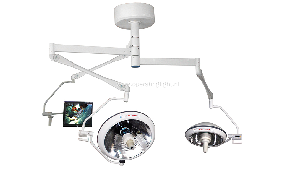 double head surgical operation lamp