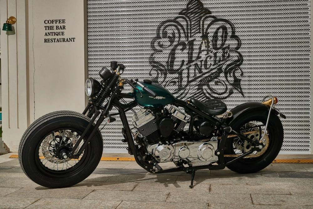 bobber style motorcycle