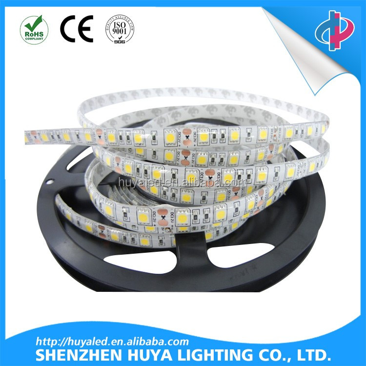 SMD 5050 RGBW 60 leds/m DC 24V  holiday   flexible  led tape  light  waterproof  strips  for room