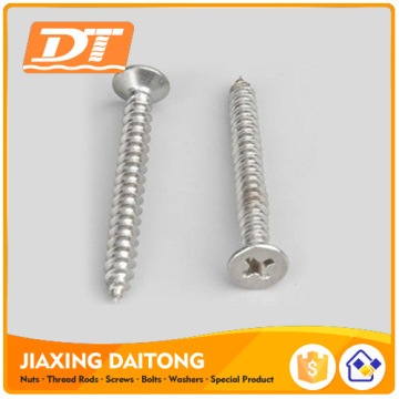 DIN7505 Chipbord Screws carbon steel and stainless steelPlain,Zinc plated,Yellow zinc M2.5X10~M6X200
