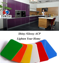 Shiny Aluminum Composite Panel interior home decoration materials for Siri Lanka market