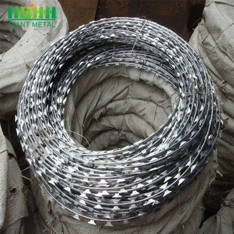 Hot Dipped Galvanized Razor Concertina Barbed  Wires