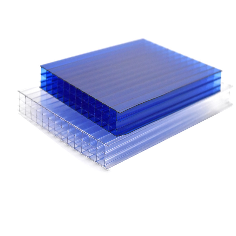 Manufacturer hollow pc multiwall uv polycarbonate sheet price factory