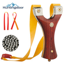 Slingshot Hunting Catapult With Rubber Band and Steel Ball Outdoor Sports Shooting Paintballs Powerful Professional Slingshots