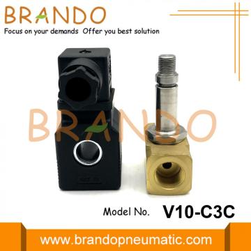 2-الطريق G3 / 8 &#39;&#39; VMI نوع V10-C3C المحبب الملف اللولبي صمام