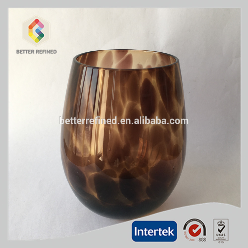 مجموعة زجاج النبيذ Stemless