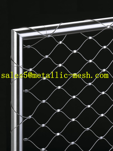 ferrule stainless steel wire cable mesh net