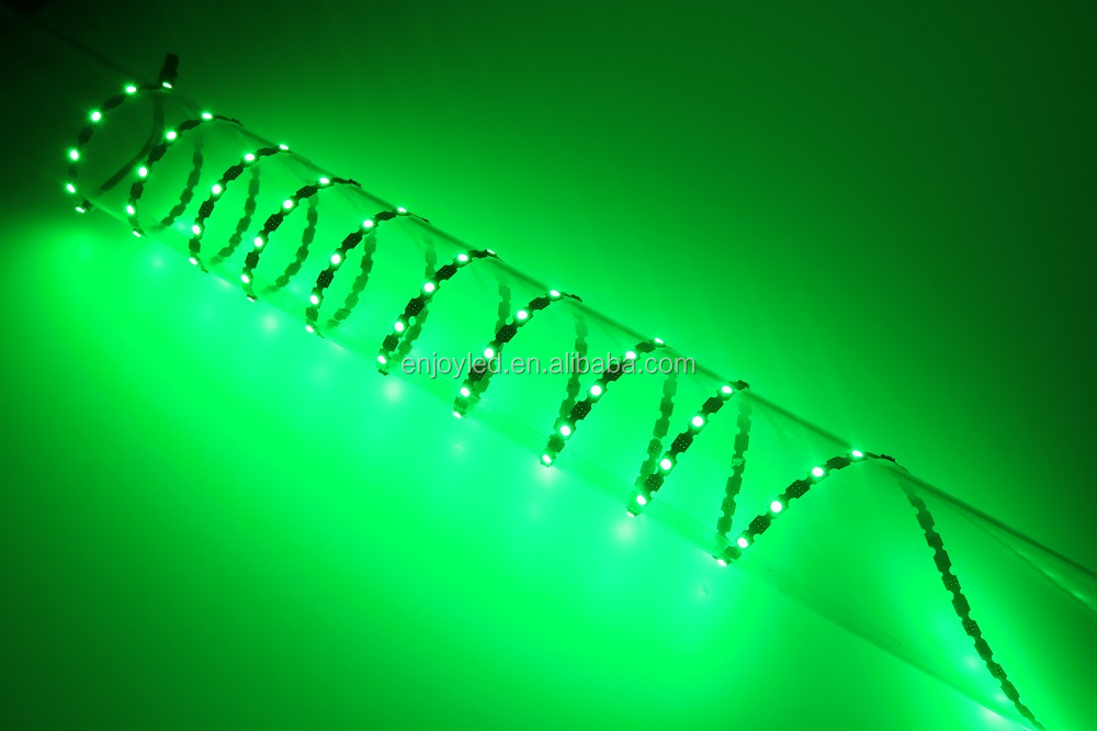 programmable smd 3528 RGB ws2812b SK6812 mini Zigzag 6mm width S form digital LED flexible strips