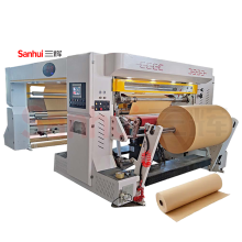 Large Paper Rewinding, Slitting Machine for Kraft Paper, Plastic Film, and PE Coated Paper