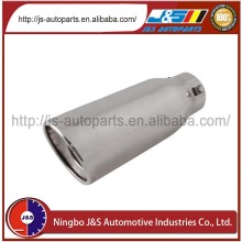Slant cut resonated exhaust tip low price modified car exhaust pipe tip