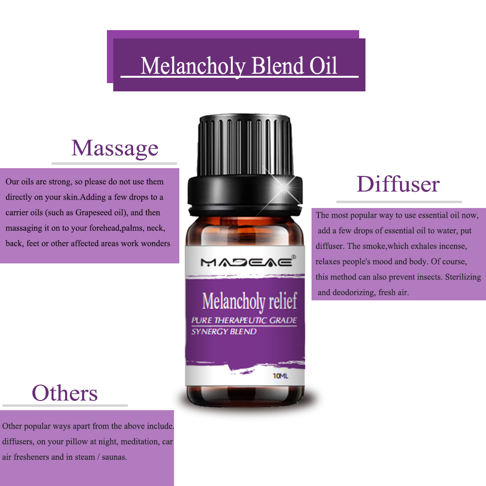 Aromaterapi Pijat Minyak Blend Relief Melankolis Menyegarkan