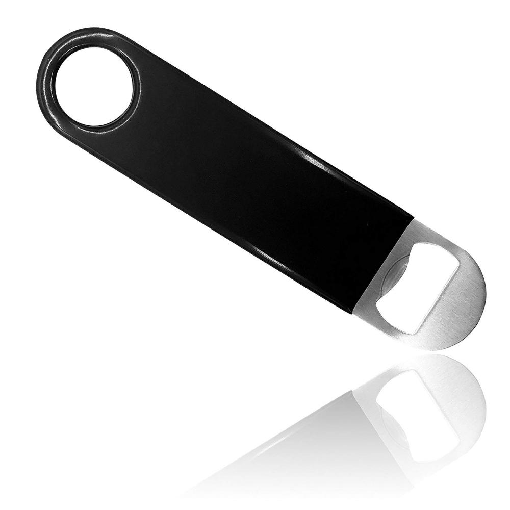 Heavy Duty Simple Rubber Stainless Steel Bottle Opener