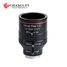 1/2\" F1.6 Manual Iris C Mount 2.8-12mm Varifocal CCTV Lens