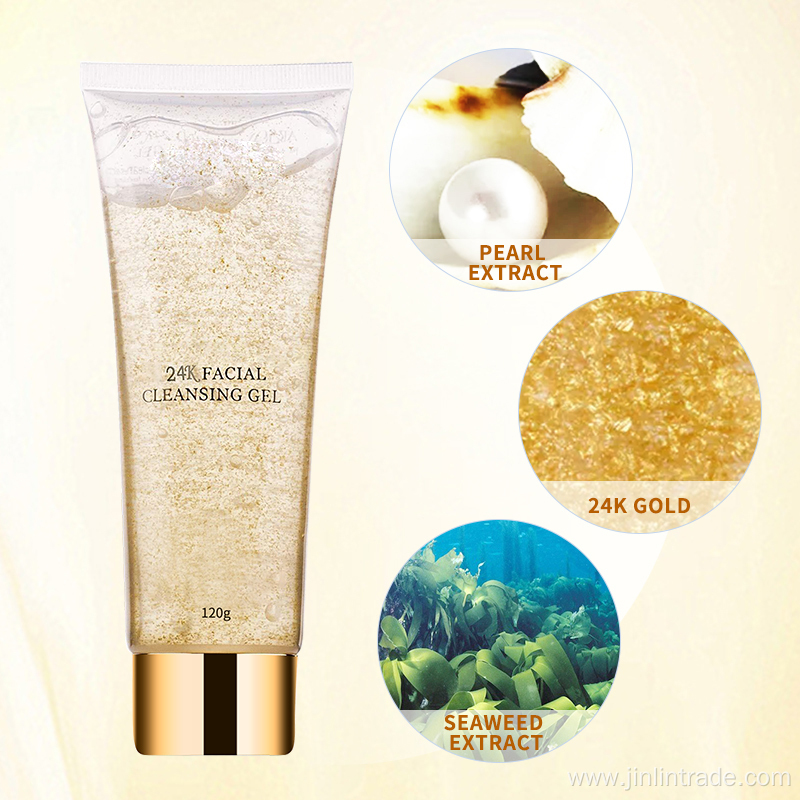 Deep Cleaning 24K gold faom facial cleansing gel