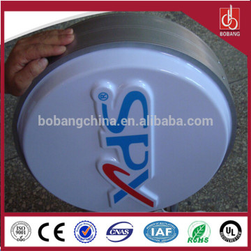 White Acrylic vacuum forming Rotating Light Box