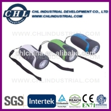 Factory best selling hand crank torch LED flashlight