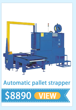 Semi Auto PP Plastic Belt Automatic Steel Pallet Strapping Machine