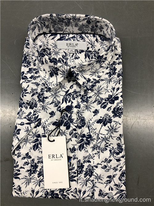 Camicia da uomo di alta qualità in primavera