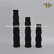 Handmade 50cm tall bamboo shape glass vase