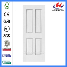 *JHK-004P White Four Panel Interior Doors White 4 Panel Door Finished White Interior Door Skin