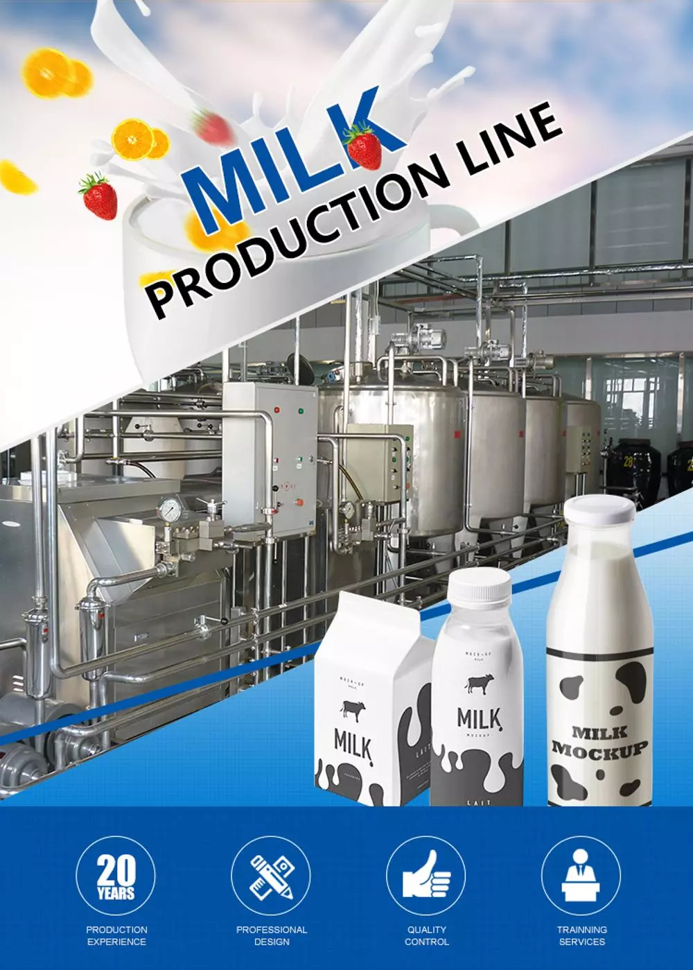 Baby formula milk powder processing plant