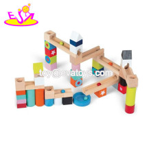 children ball toy wooden marble runs W04E040