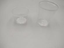 Disposable high transparent plastic PET cups