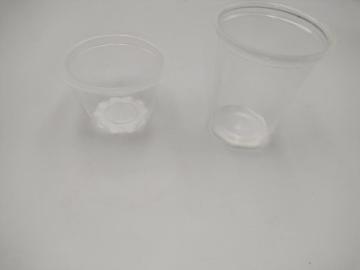 Disposable high transparent plastic PET cups