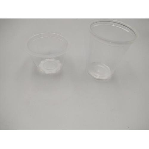 Tazas de plástico de alto transparente desechables