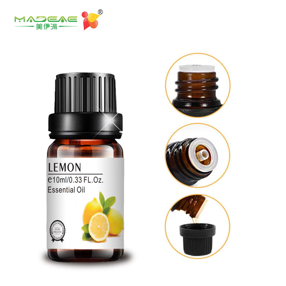 kosmetik kelas 100% label pribadi murni minyak esensial lemon