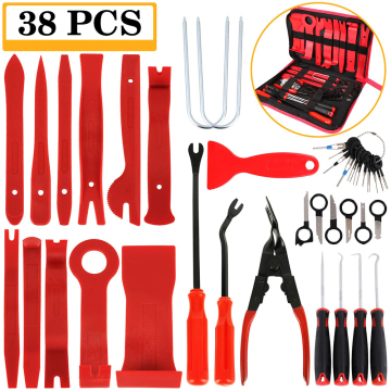 Hand Tool Removal Tool Kit Car Panel Tool 11-38pcs Disassembly Tool Set Car Door Panel Removal Tool Audio Disassembly Tool Kit