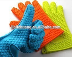 2015 best selling FDA silicon gloves/silicone oven gloves/ heat-resistant silicone gloves for bbq