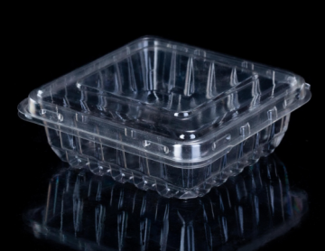 PET Fruit Plastic Box With Blister