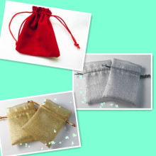 Alibaba China Manufacture Factory Price Custom Mini Promotional Gift Drawstring Bags Christmas Candy Accessory and Decoration