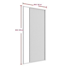 Retractable mosquito net for door rolling screen door