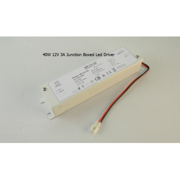 40W12V LED-driver met metalen verbindingsdoos