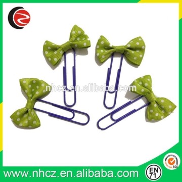 Green Bowknot Fabric Bookmark