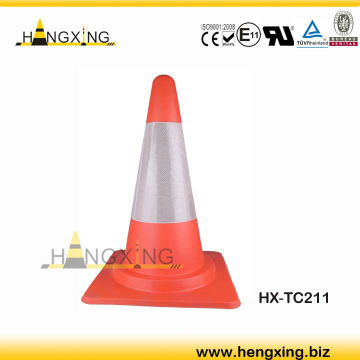 Cone: TC211 680mm One Reflector Plastic Traffic Warning Cone