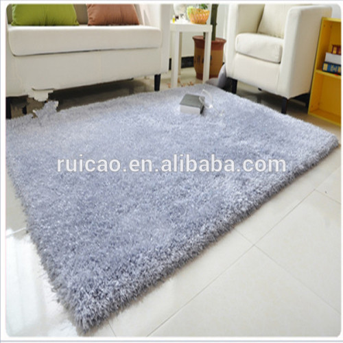 new design silver gray handmade silk floor carpet for home