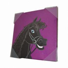 Promotional Framed Canvas Prints, Customized Printings/Designs are Accepted, Made of Canvas