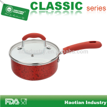 Fake Enamel Aluminum Ceramic Coating Sauce Pan