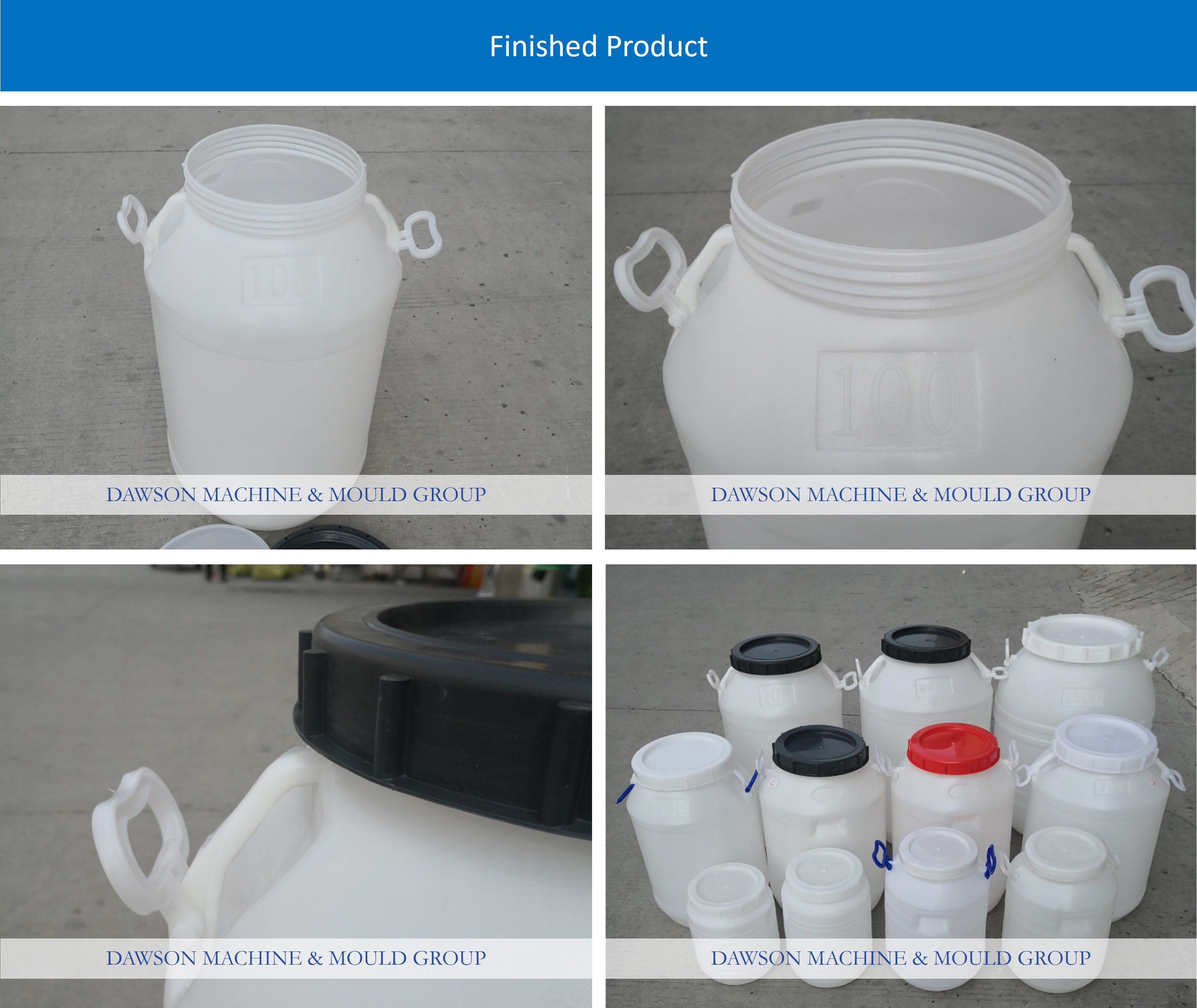 Thicken Chemical Water Oil Fuel Pesticide Sealing Bucket Barrel Making Plastic Bottle Producing Machine