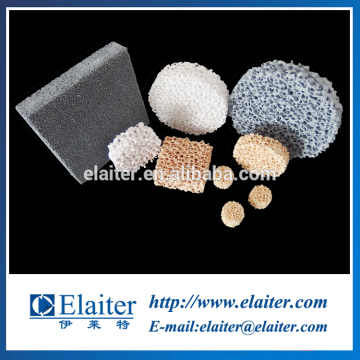 Sic ceramic foam filter/silicon carbide ceramic foam filter/carborundum ceramic foam filter