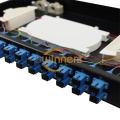 1U 24 Cores SC Simplex Fiber Optic Patch Panel