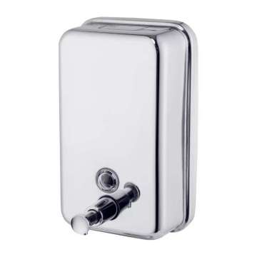 Silver SS304 Wall Mounted Liquid Soap Dispenser