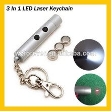 2in1 LED Laser Pointer Keychain