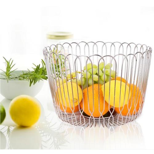 Stainless steel Cylindrical fruit and vegetable basket
