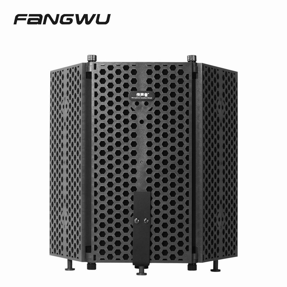 Factory OEM Microphone Acoustic Shield Acoustic Reflection Filter 3 Doors