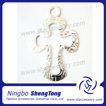 Unique Silver Plated Cross Charms Necklace Pendant